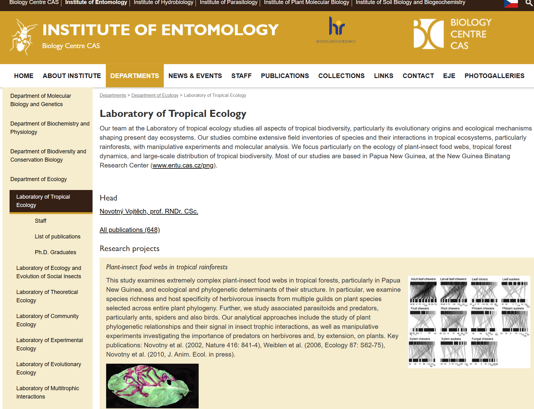 Laboratory of Tropical Ecology